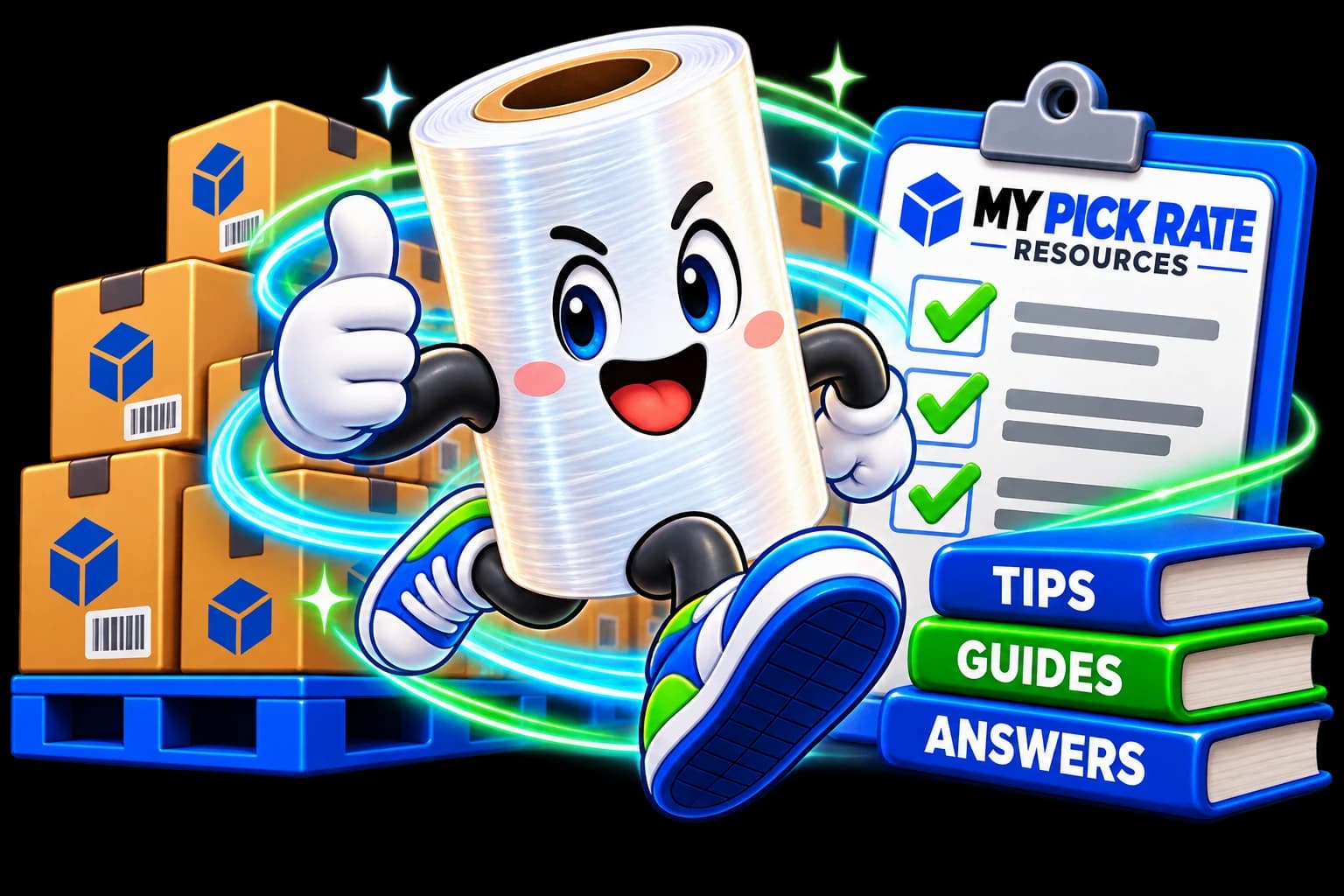 Wrapz with warehouse resource guides